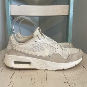 Nike Womens Air Max SC CW4554-108 White Gray Running Shoes Sneakers Size 7.5